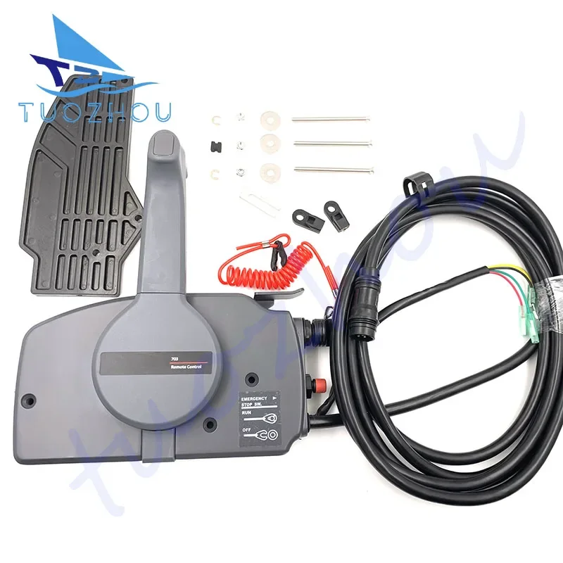 

НОВЫЙ БОКОВОЙ ПУЛЬТ ДИСТАНЦИОННОГО УПРАВЛЕНИЯ ДЛЯ ЛОДОЧНЫХ МОТОРОВ YAMAHA, 703, 7-КОНТАКТНЫЙ, С ФУНКЦИЕЙ PUSH-ТО-ОПЕН, 703-48230-14, 703-48203-12