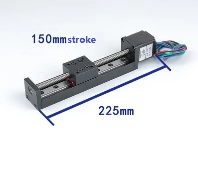 Imagem -03 - Precisão em Miniatura 28 Linear Deslizante Trilho de Guia do Motor Deslizante Tabela em Forma de t Linha de Parafuso Trilho Elétrico Slide Ferroviário Módulo