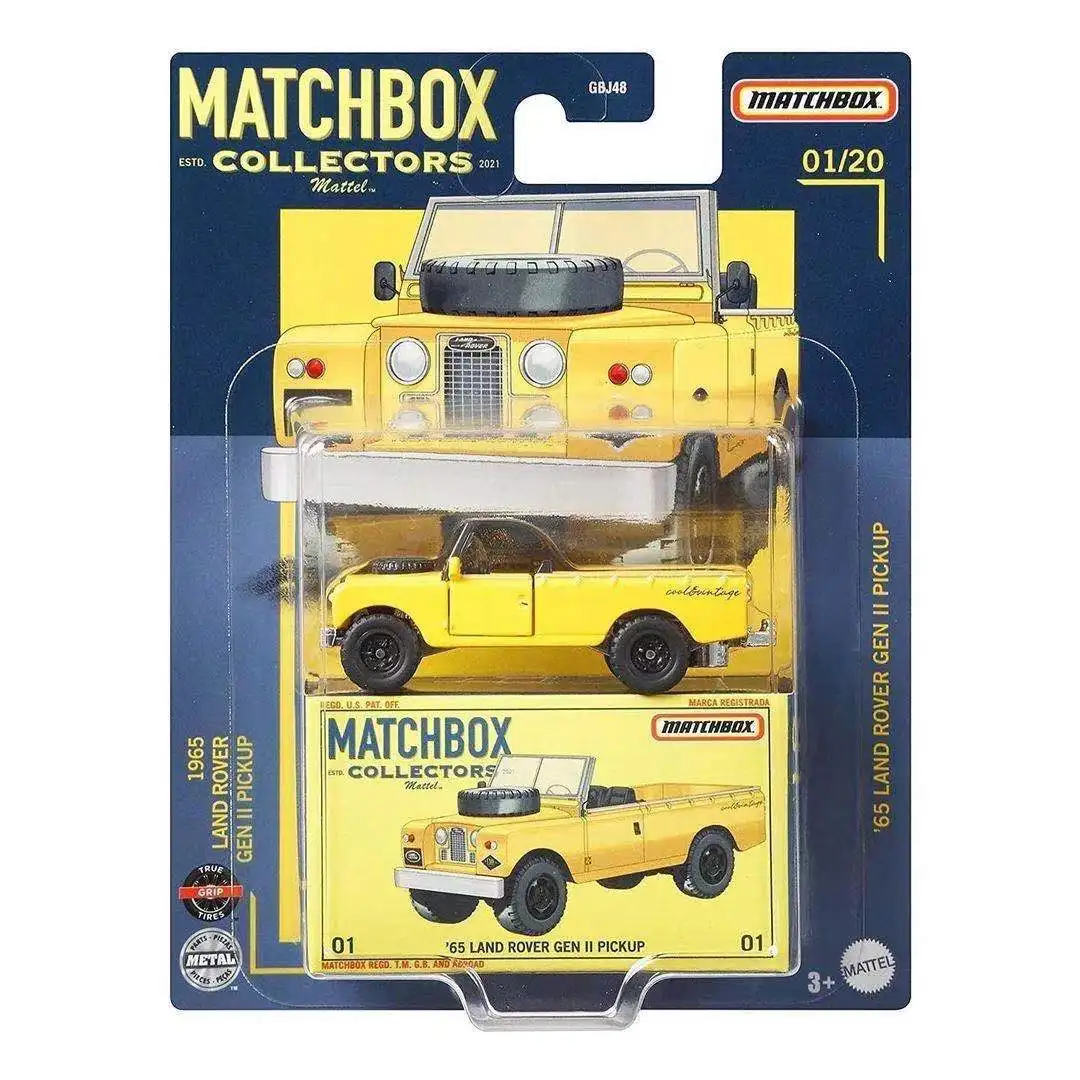 Matchbox 2021 GBJ48 9C6G 65 LAND ROVER GEN 2 PICKUP 1:64 Collection diecast alloy car model gift