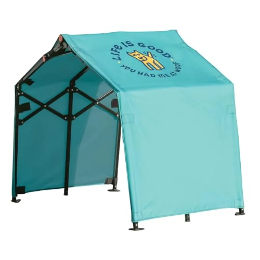 

3.5' Outdoor Pet Shade Versatile Pet Canopy Pop-up Shade Tent for Dogs Cats Small Animals and Livestock You Had Me at Woof