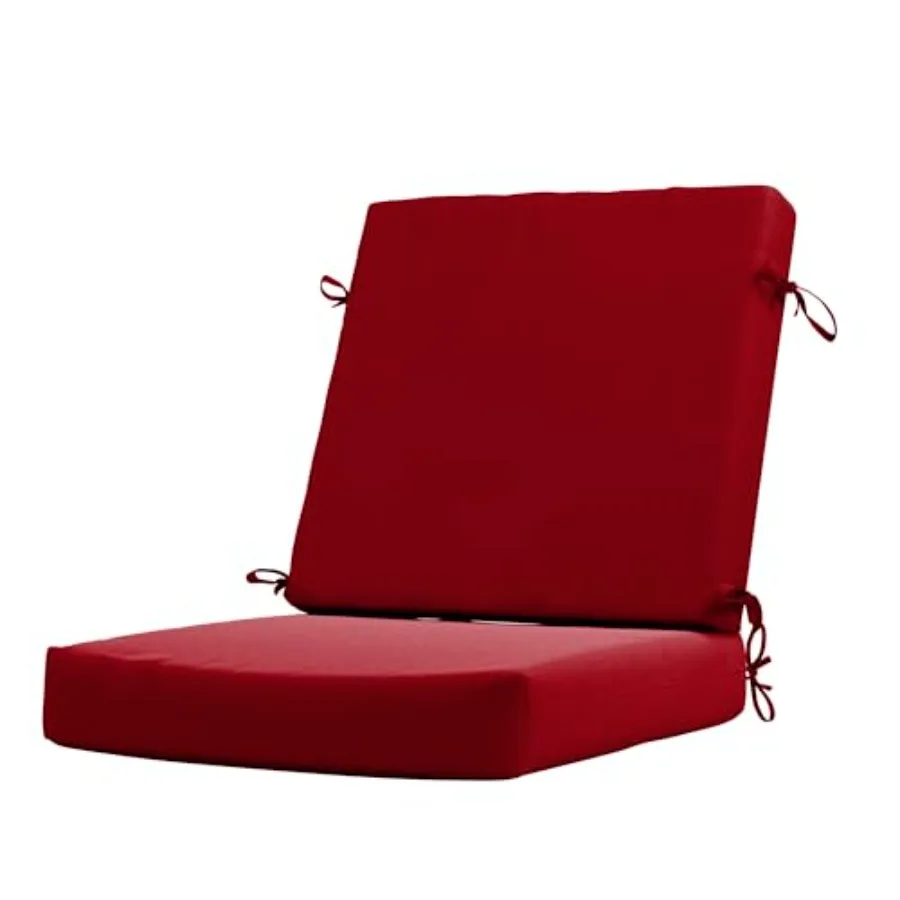 

Outdoor Dining Chair Patio Seat Cushion 20 x 40 Inch Premium Outdoor Memory Foam Fade Resistant Solstice Olefin Fabric Fabric T