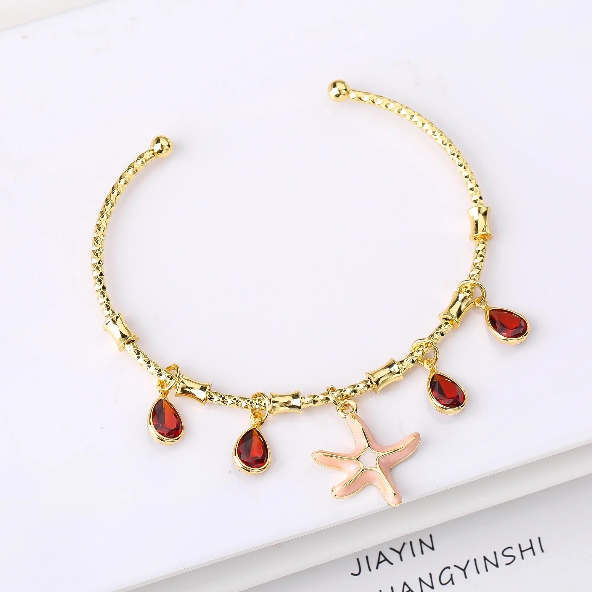 تصميم جديد سوار الحلوى مطلي بالذهب نجم البحر قلادة الإسورة موضة جديدة للمرأة عطلة الشاطئ الأصلي سحر المجوهرات #3