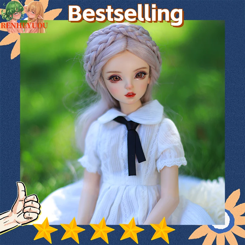 

anime doll toys 1/3 size short hair beauty human doll movable joints silicone material dressing model