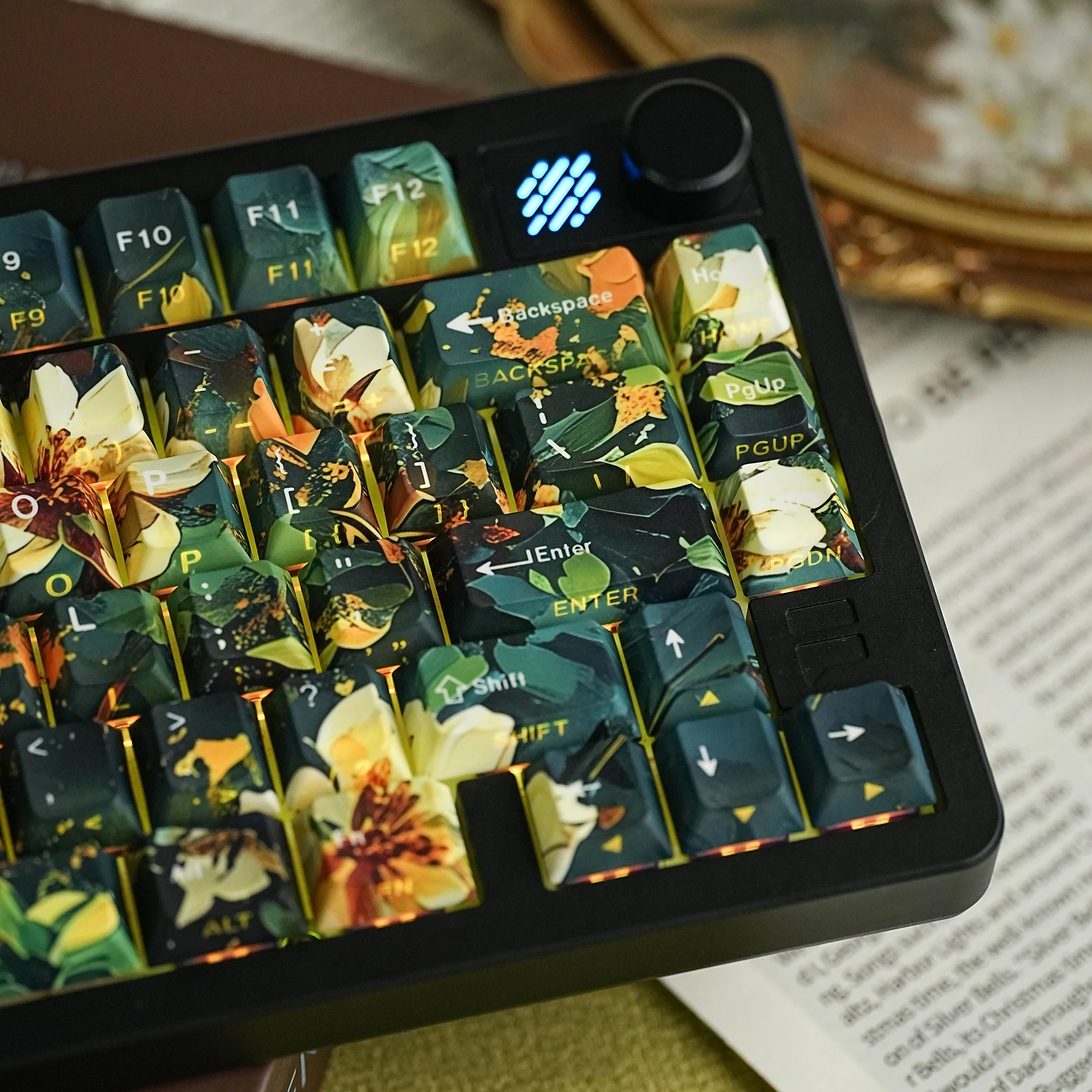 Cherry PBT Keycaps Duskmoor Side Print ISO DE FR ES UK Korean Hebrew Keycap For Mechanical Keyboard Gaming Office Gift