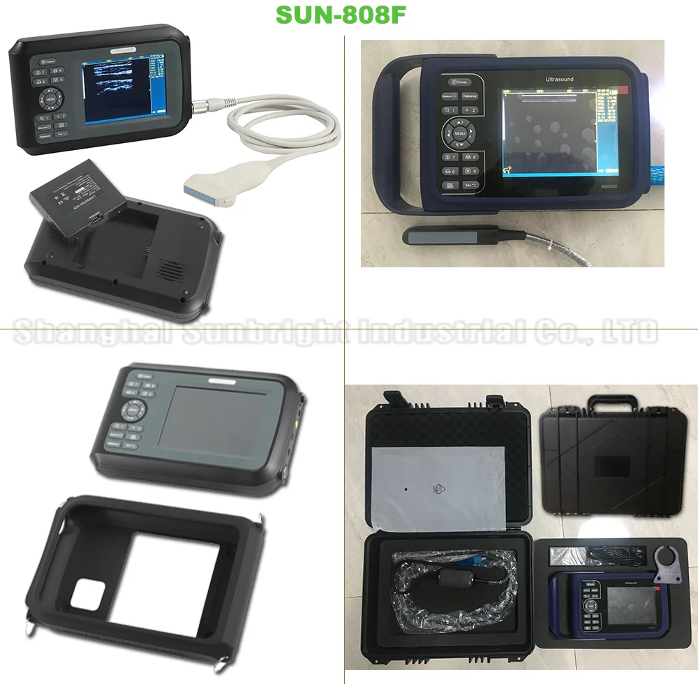 Sun-808F Portable Handheld Ultrasound Scanner with Internal Battery Medical Grade B-Mode