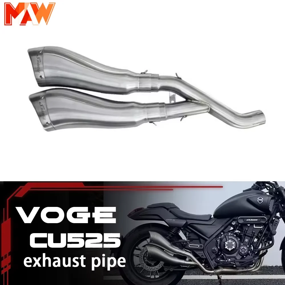 VOGE CU525Retro exhaust modification custom low dolphin exhaustVOGE 525CU 525cu