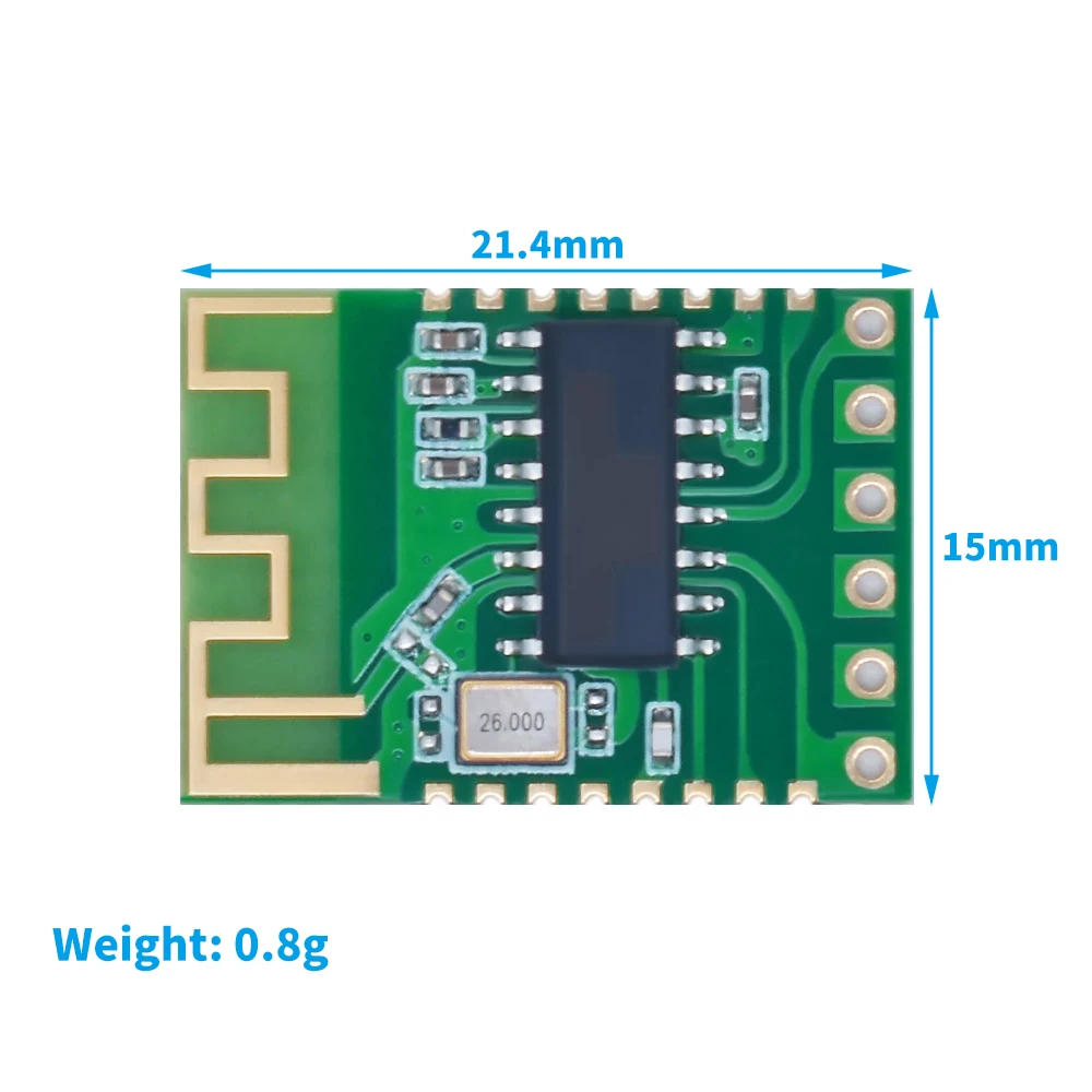 JDY-68A Dual Mode BLE Audio Module BLE5.1 scheda di riproduzione porta seriale controllo a bassa potenza PCB JDY-68