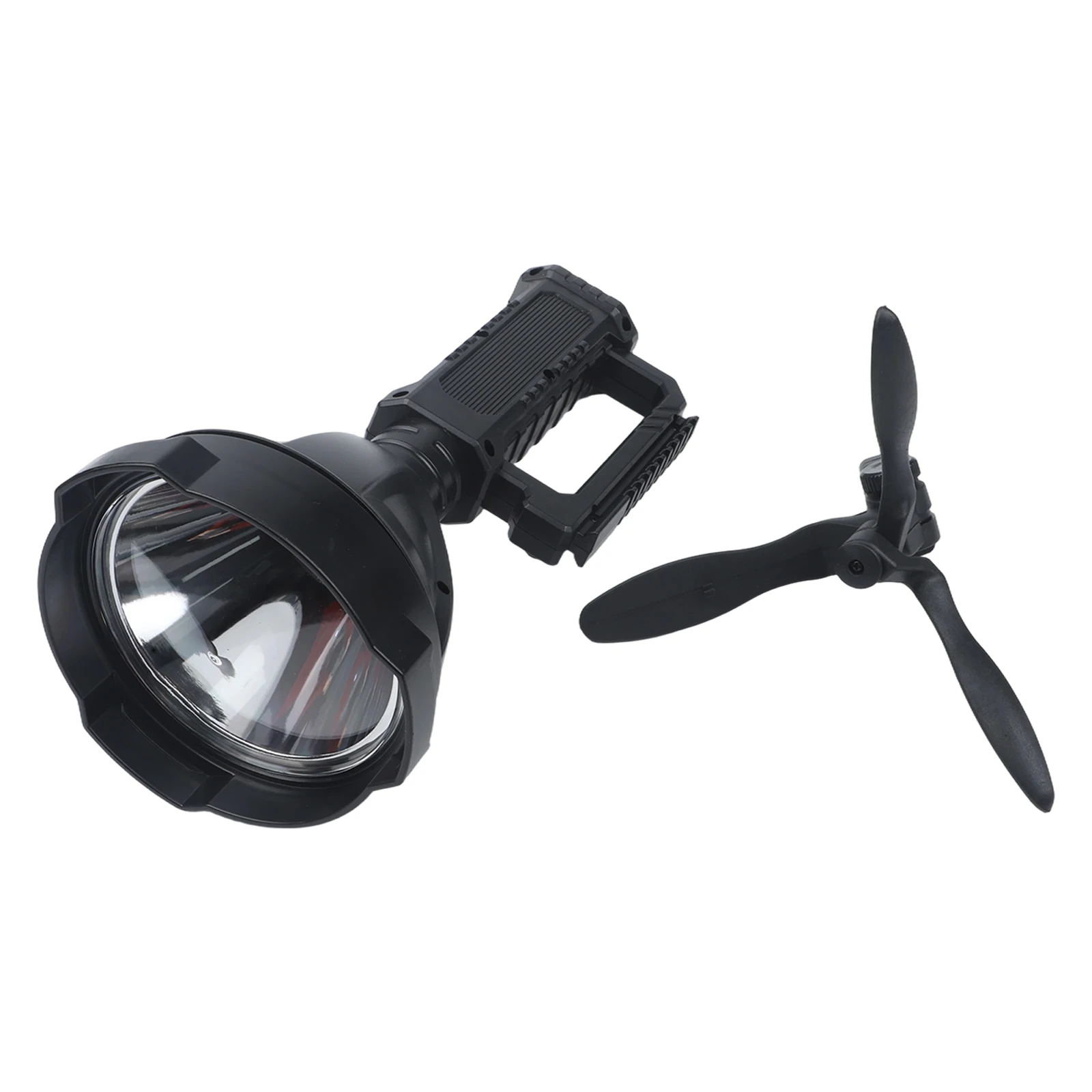 Rechargeable LED Flashlight 200 000 Lumens with Triangular Stand for Long Range Illumination in For Outdoor Settings