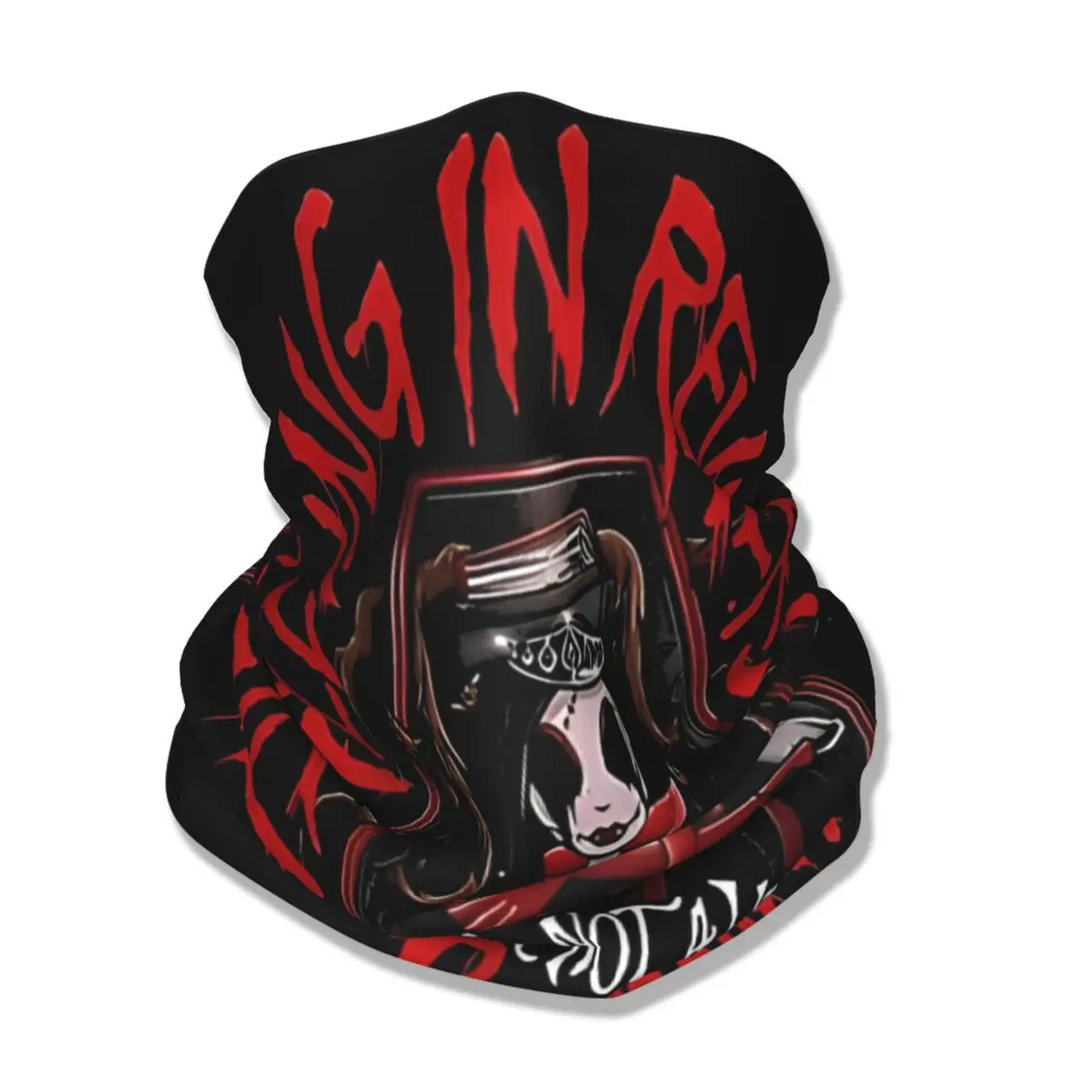 

I Am Not A Vampire Falling In Reverse Bandana Neck Gaiter Printed Wrap Scarf Warm Headwear Cycling for Men Women All Season