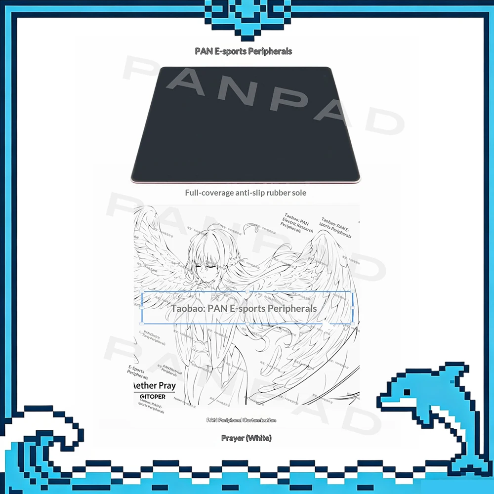 PAN Esports WALLHACK Same Pray Glass Gaming Mousepad  FPS Both Speed And Smoothness Mouse Pad For TTK APEX CSGO PC Accessories