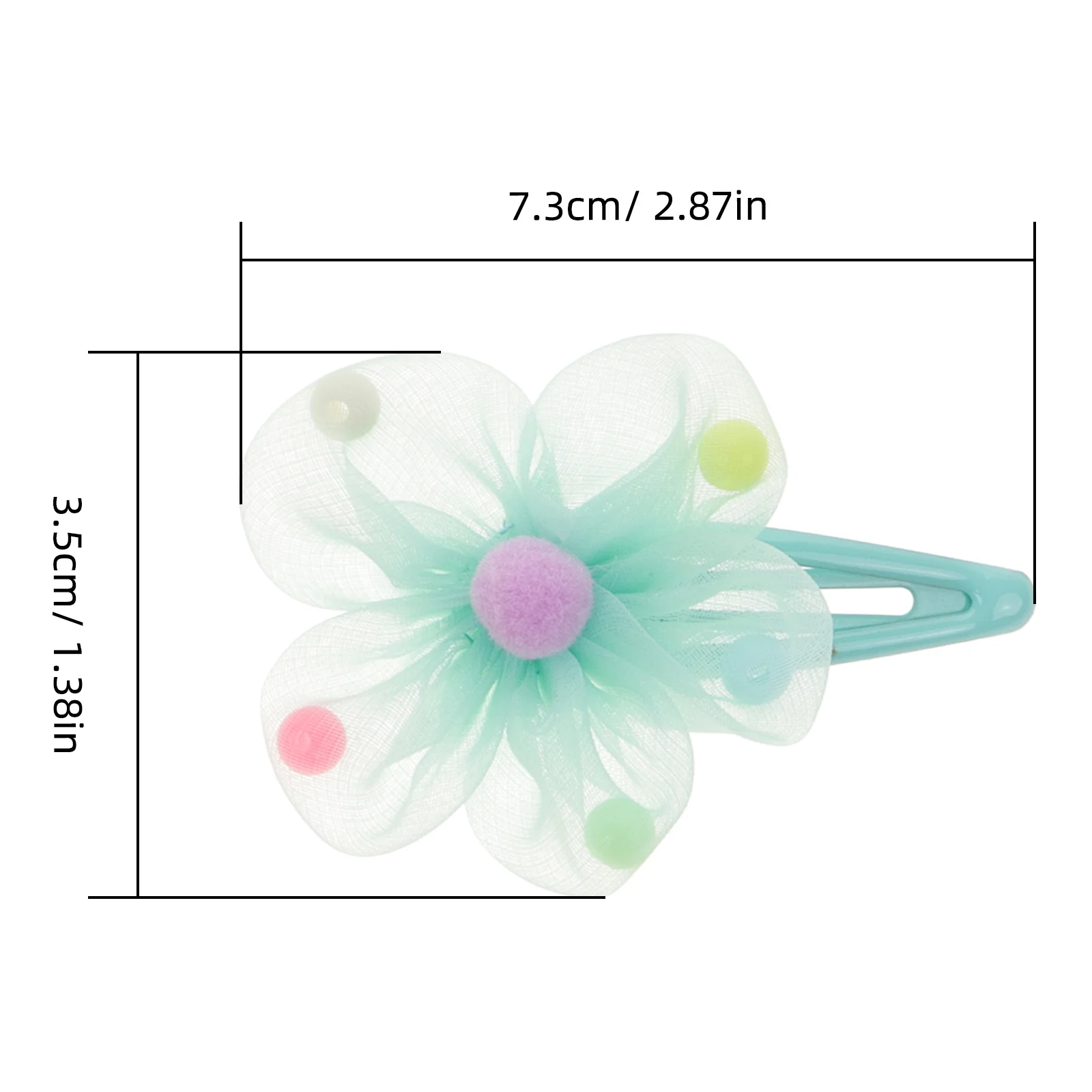 28pcs Rhinestone Flower Hair Clips Shiny Barrettes For Hair Accessories Daily Wear All Season Styling Hairpins