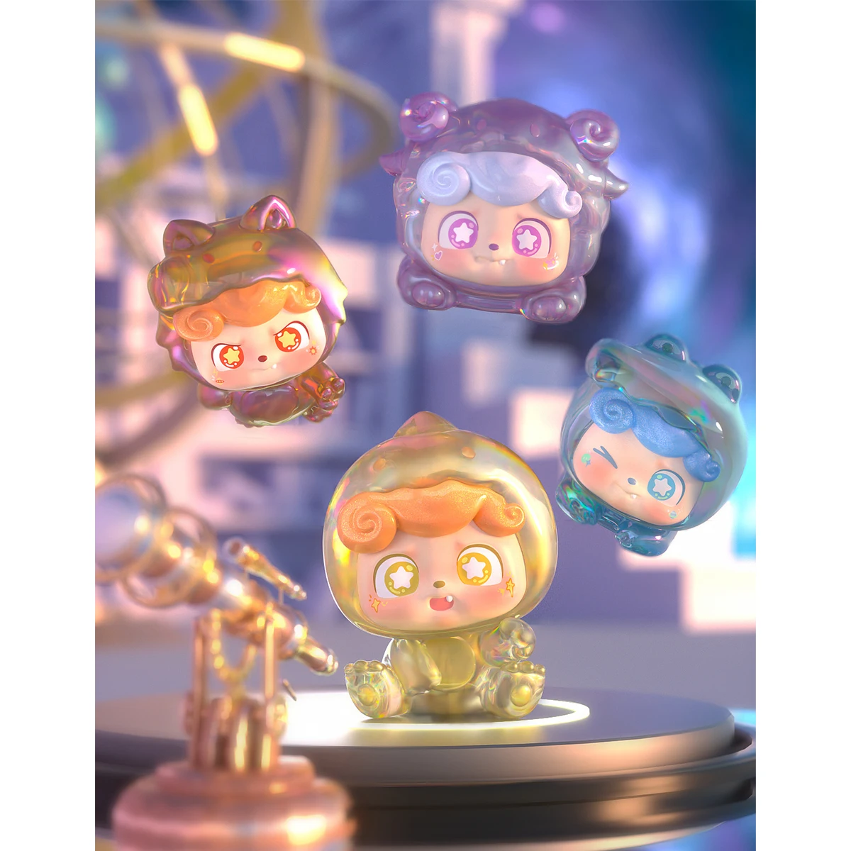 HIPLAY JOTOYS Q.kid Super Q.Team Mini Series Set Box Blind Box Figure