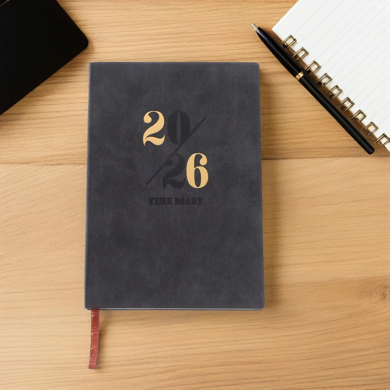 

2026 Schedule Planner Notebook Daily Diary Agenda Monthly Schedules Journal Business Notepad Note Taking Hardcover Thick Paper