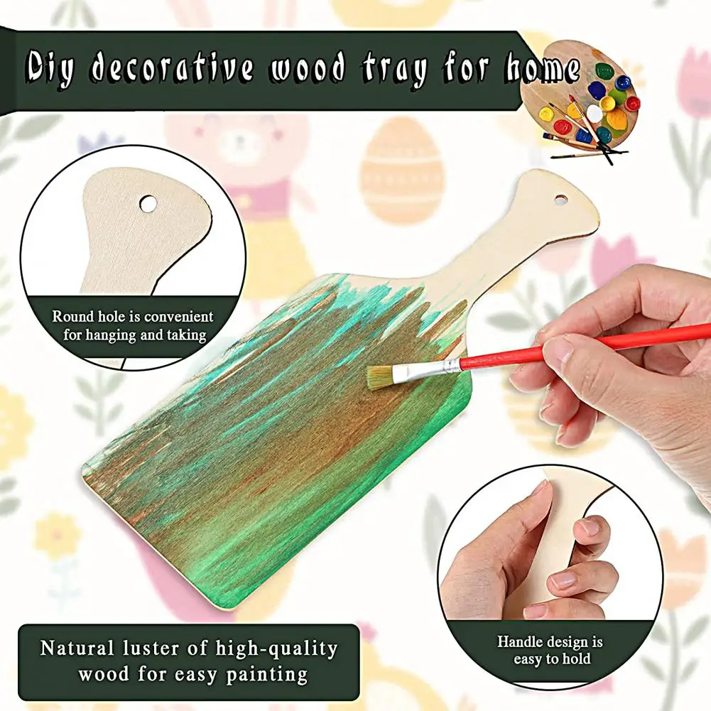 Good No Rough Edge Practical Wooden DIY Chopping Board Kitchen Decoration 3 Styles Wooden Board Restaurant Supplies