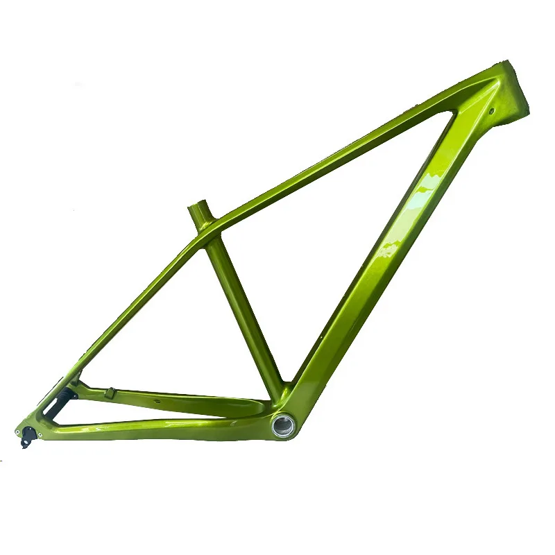 Carbon fiber mountain bike frame M8 unmarked all-black barrel axle off-road bike 27.5/29-inch frame