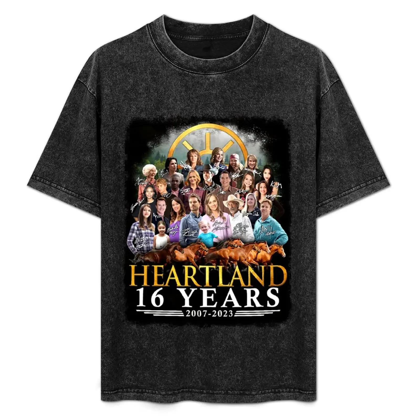 

Heartland 16 Years 2007-2023 T-Shirt man t shirt summer funny t shirts man T-Shirt