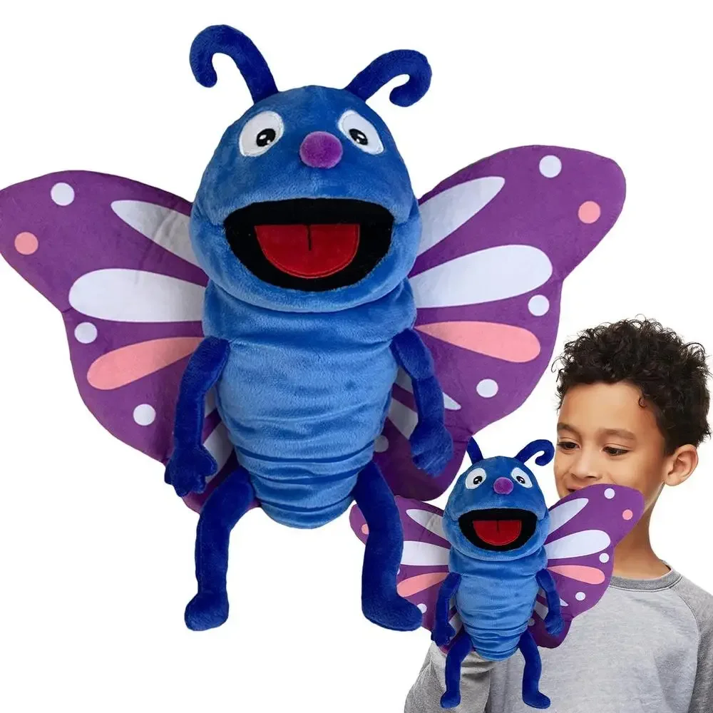 Handpuppen Kinderspielzeug Plüsch Insekten Tier Raupe Marienkäfer Handpuppen Puppe Familie Geschichtenerzählen Rollenspiel Fingerspielzeug – Detail 9