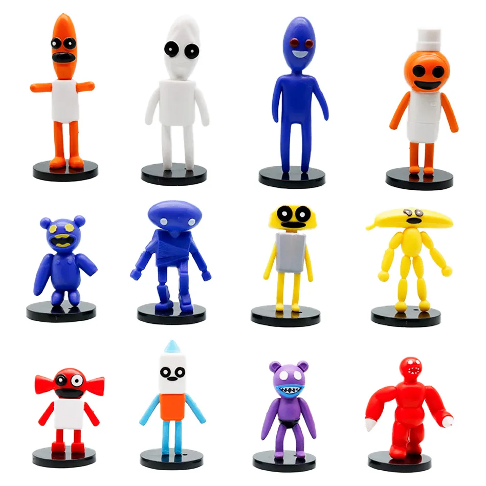 

Game Susie's Restaurant Fruit Farm Blind Bag Full Set Figures with Cards Blind Box Banana Man Candy Monster Model Toys
