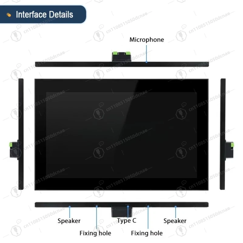 14 Inch Metal Android AIO POE Tablet, Built-in Smart Home System, Wall Mount Touch Control Panel for Home Automation