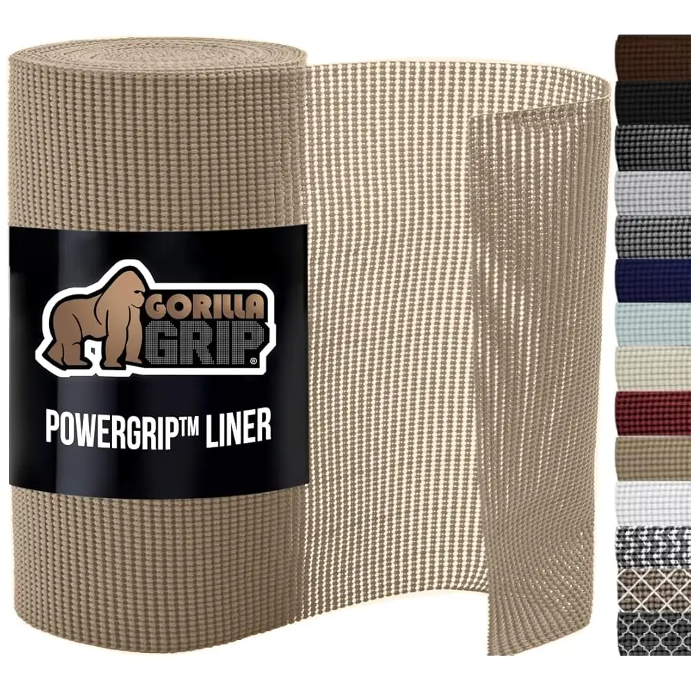 

Powerg Drawer Shelf And Cabinet Liner, Thi Strong Hold, Non-Adhesive Liners Protect Kitchen Cabinets And Cupboard, Bathroom