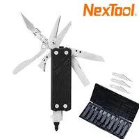 NexTool Pocket Multitool E1 10 In 1 Folding Multi Functional Tools Replaceable Carving Knife with Screwdriver Bits Kit EDC Tools