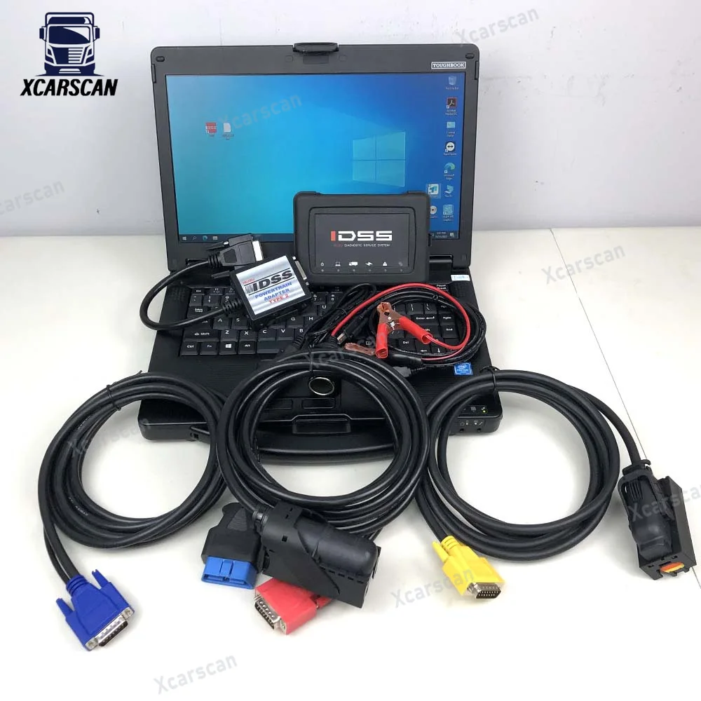 V2025 for Isuzu IDSS Diagnostic Kit with CF53 laptop G-IDSS E-IDSS for Isuzu Vehicles Excavator Truck Diagnostic Scanner Tool