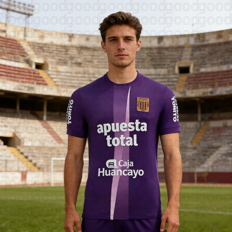 Camiseta de Fútbol Alianza Lima Estilo Perú 2026, Nueva Llegada, Informal, Deportiva, Local y Visitante, Unisex, Gran Venta, para Familia y Niños