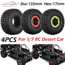 AUSTARHOBBY 17mm Hex RC Wheels and Tires 2.8in for 1/7 Desert Short Course Truck UDR Traxxas Off-road Buggy RC Car