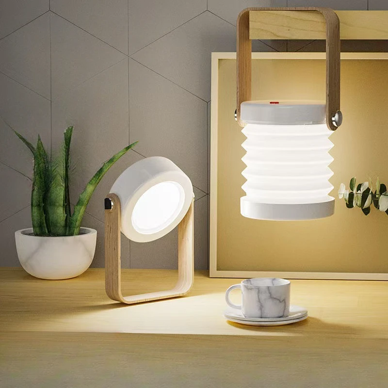 1pc LED Night Light Rechargeable Portable with Soft Eye-Caring Glow Touch Control Adjustable Brightness Sleek Design for Bedroom