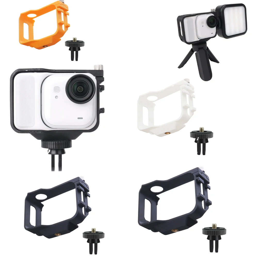 

Protective Frame Case For Insta360 GO Ultra, Camera Expansion Cage Bezel Case with Mount Adapter Housing Shell Cover Protector