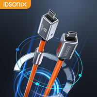 iDsonix 240W Type C Cable 48V 5A USB Fast Charging Cable 4K@60HZ Audio Adapter Line 20Gbps USB 3.2 Data Cable for Samsung Xiaomi