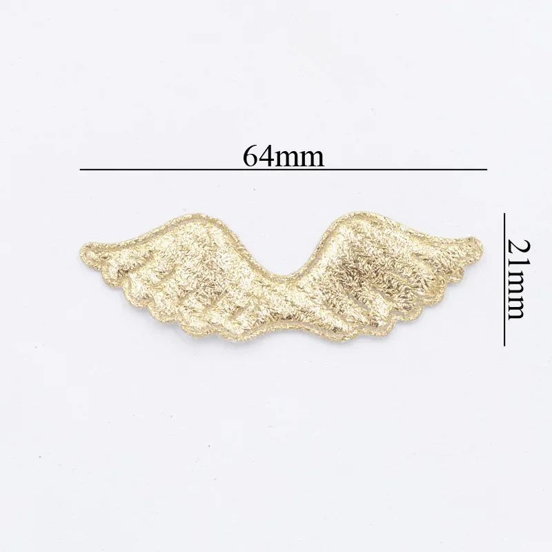 40Pcs Angel Wing Appliques Padded Patches for DIY Cartoon Character Animals Toy Headwear Bowknot Hairpin Decor Accessories