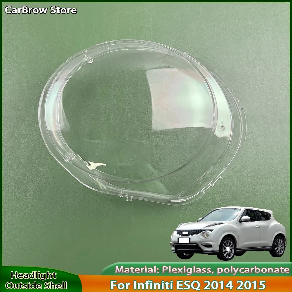 

Headlamp Reflector Bulb Shell Lampshade For Infiniti ESQ 2014 2015 Headlight Lens Cover Transparent Lamp Shade
