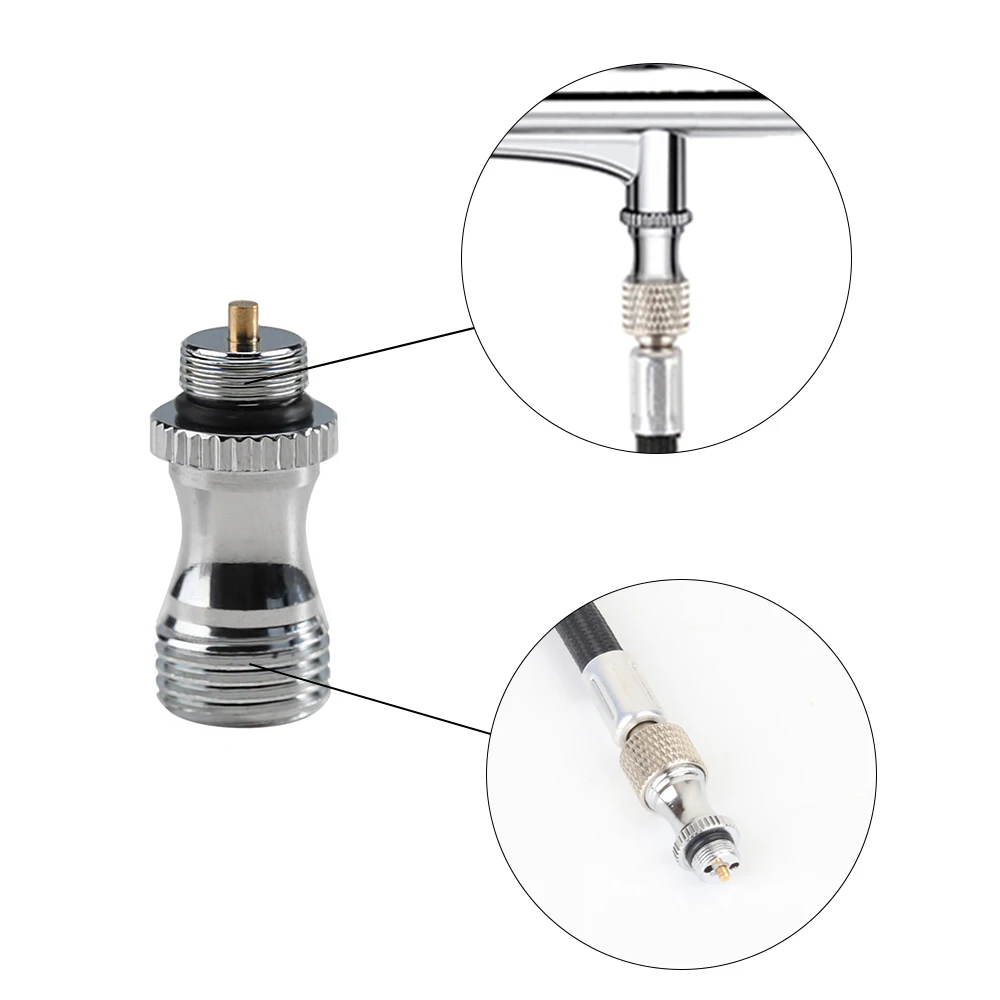 1.2 M Hose Kit Air Valve 0.2 0.3 0.5MM Needles Airbrush Gun Cleaning Set Spray Repair Tool Brush Knife Drop Wrench Accessories