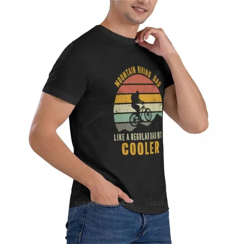 Camiseta de ciclismo de montaña para hombre, ropa kawaii de algodón, de anime, como un papá regular pero más fresco