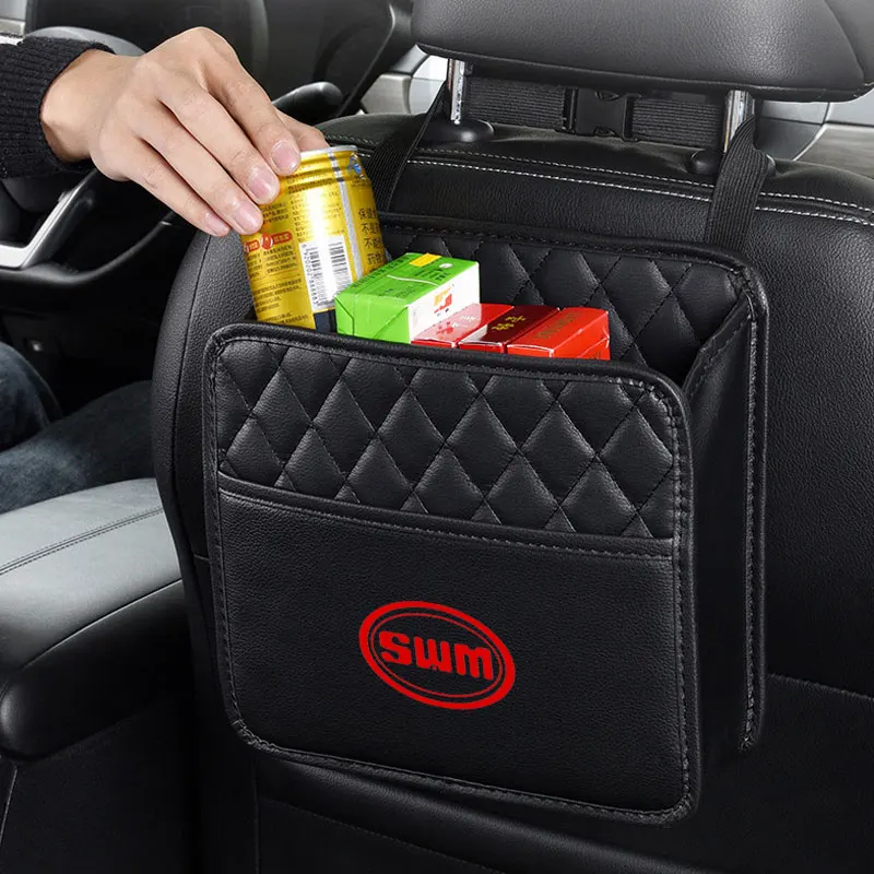 

Car Back Seat Organizer Storage Bag Phone Water Cup Snack Storage Pocket for SWM G05 G01 Swm X3 X7 EROE X2 G03F Auto Accessories