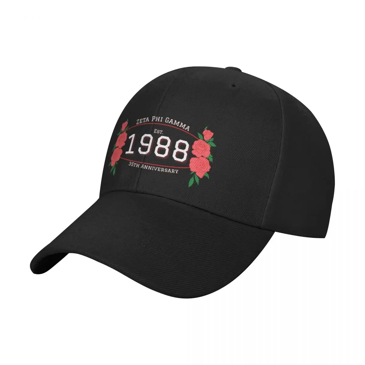 Zeta Phi Gamma Anniversary (black) Baseball Cap Sunscreen Hip Hop black Trucker Hats For Men Women's