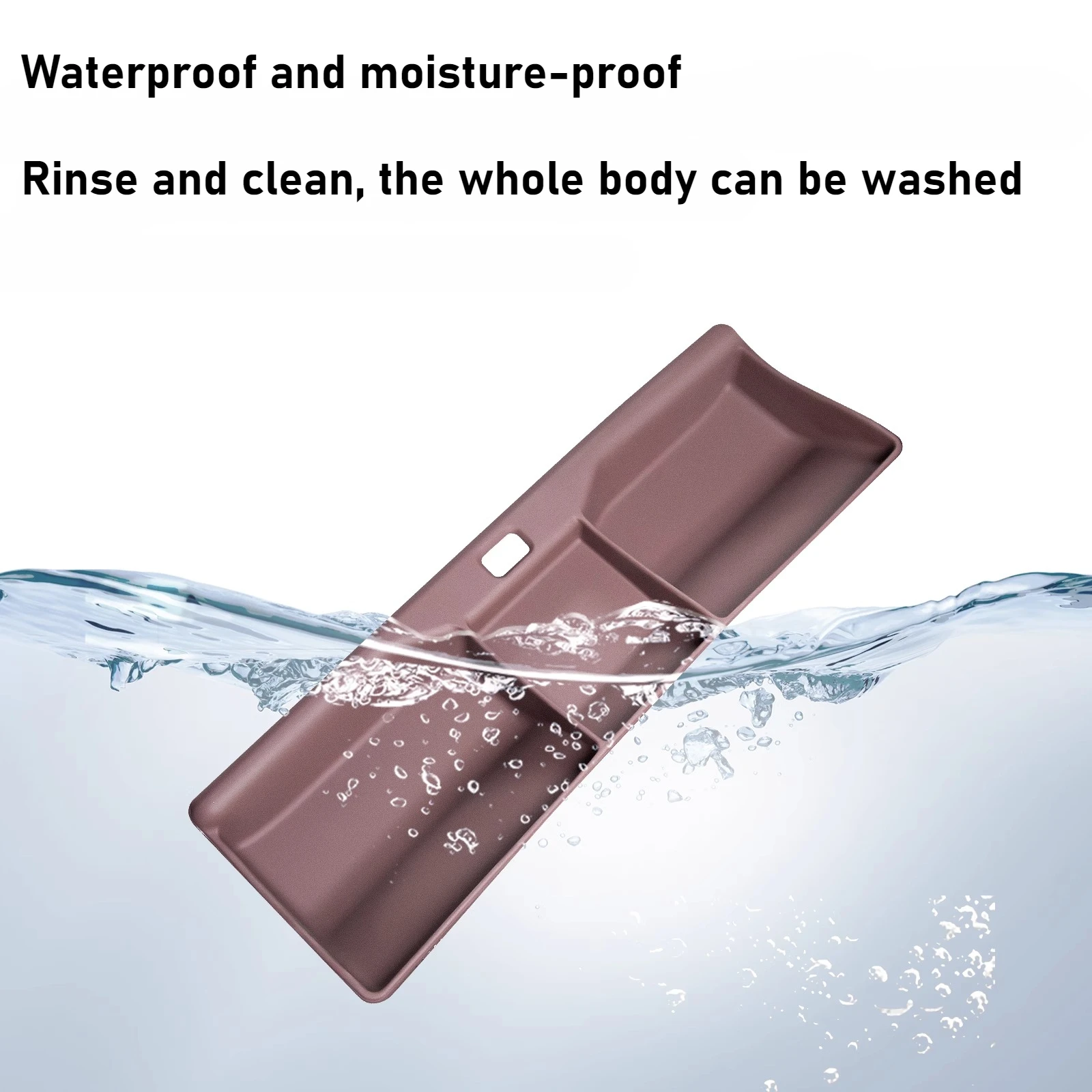 ل DENZA Z9gt صندوق تخزين الشاشة الخلفية تخزين حصيرة سيليكون تعديل الملحقات الداخلية