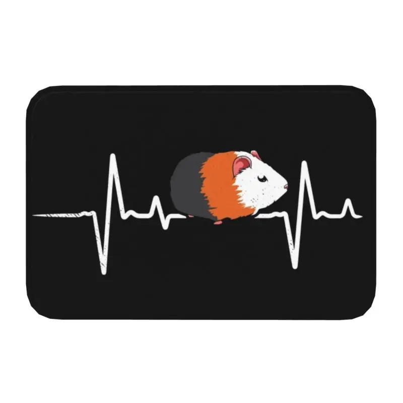 Guinea Pig and Flower Entrance Door Mat Carpet Non-slip Bathroom Kitchen  Living Room   Home Decoration