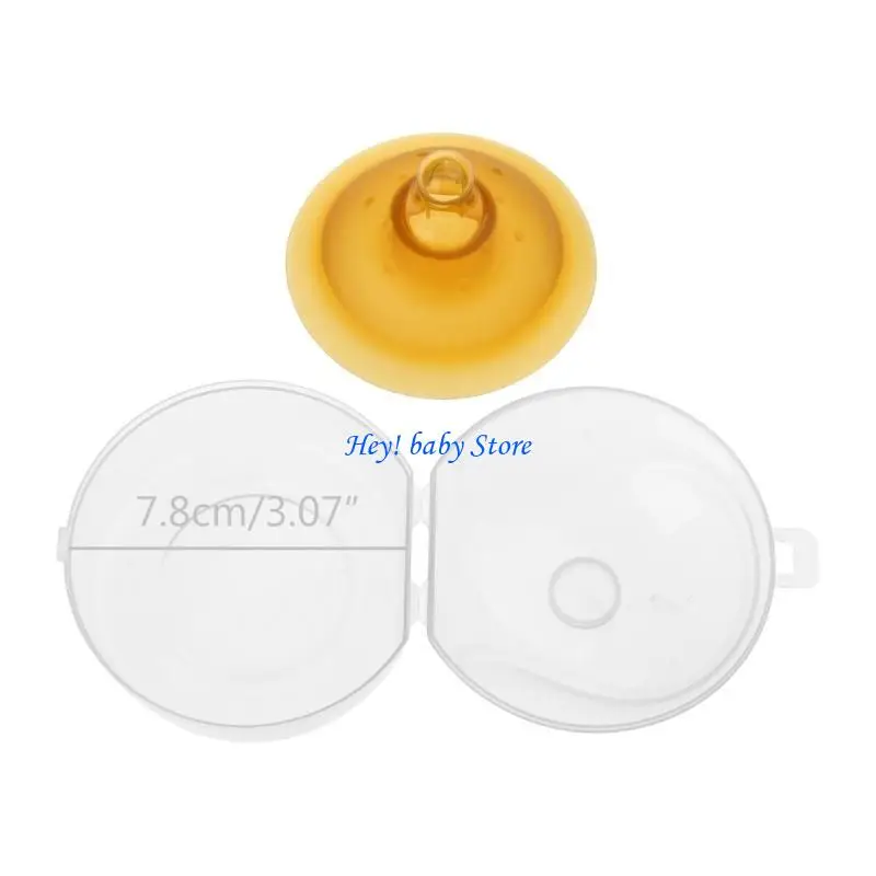 Q1FE Double Layer Silicone Nipple Protector Menyusui Payudara Untuk Perlindungan Pad Cap Shield Cover