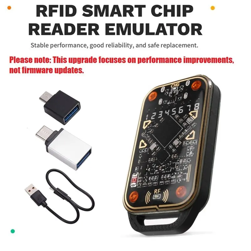 Smart-Chameleon Ultra V3.0 RFID Smart Card Emulator Reader+ 5XUID Keychain Copier 125Khz 13.56Mhz ID IC Tag Copyer