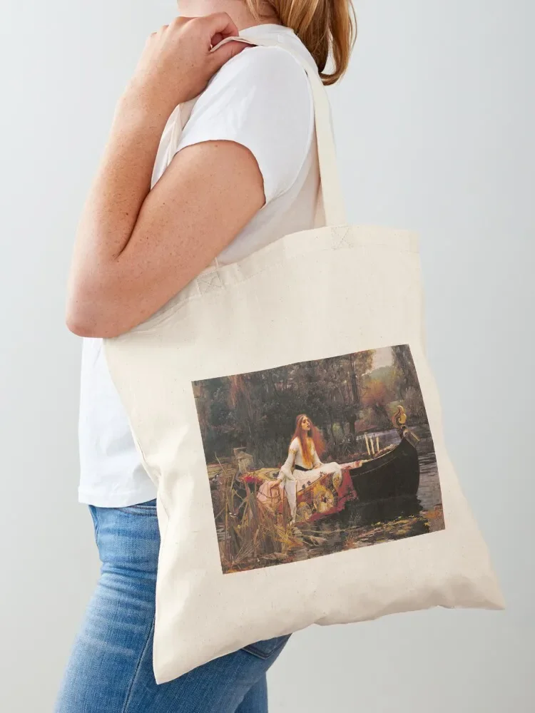 The Lady of Shalott by John William Waterhouse (1888) Tote Bag supermarket folding bag great bag