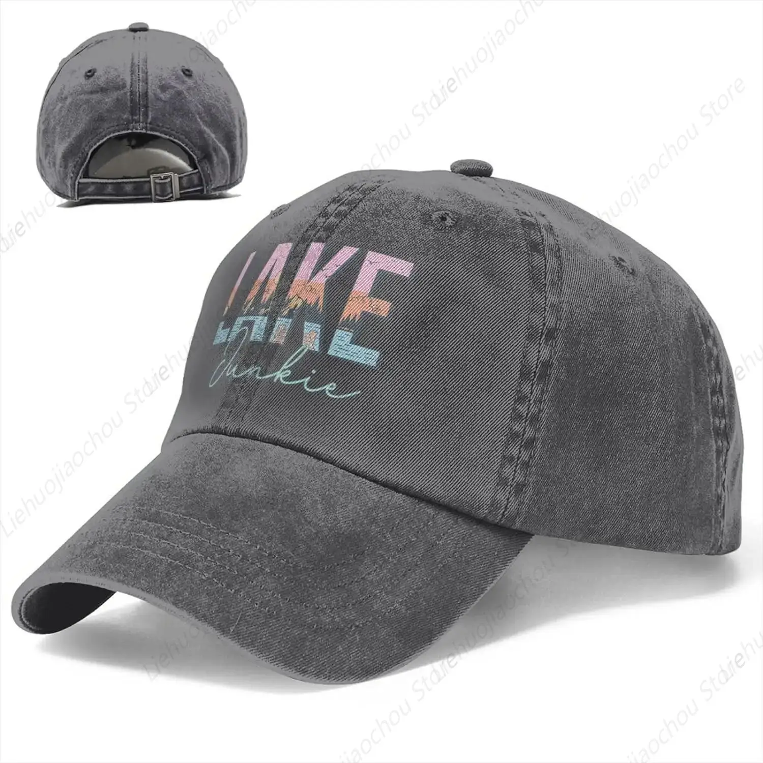 Lake Life topi bisbol tollff Pria Wanita, topi katun Ayah