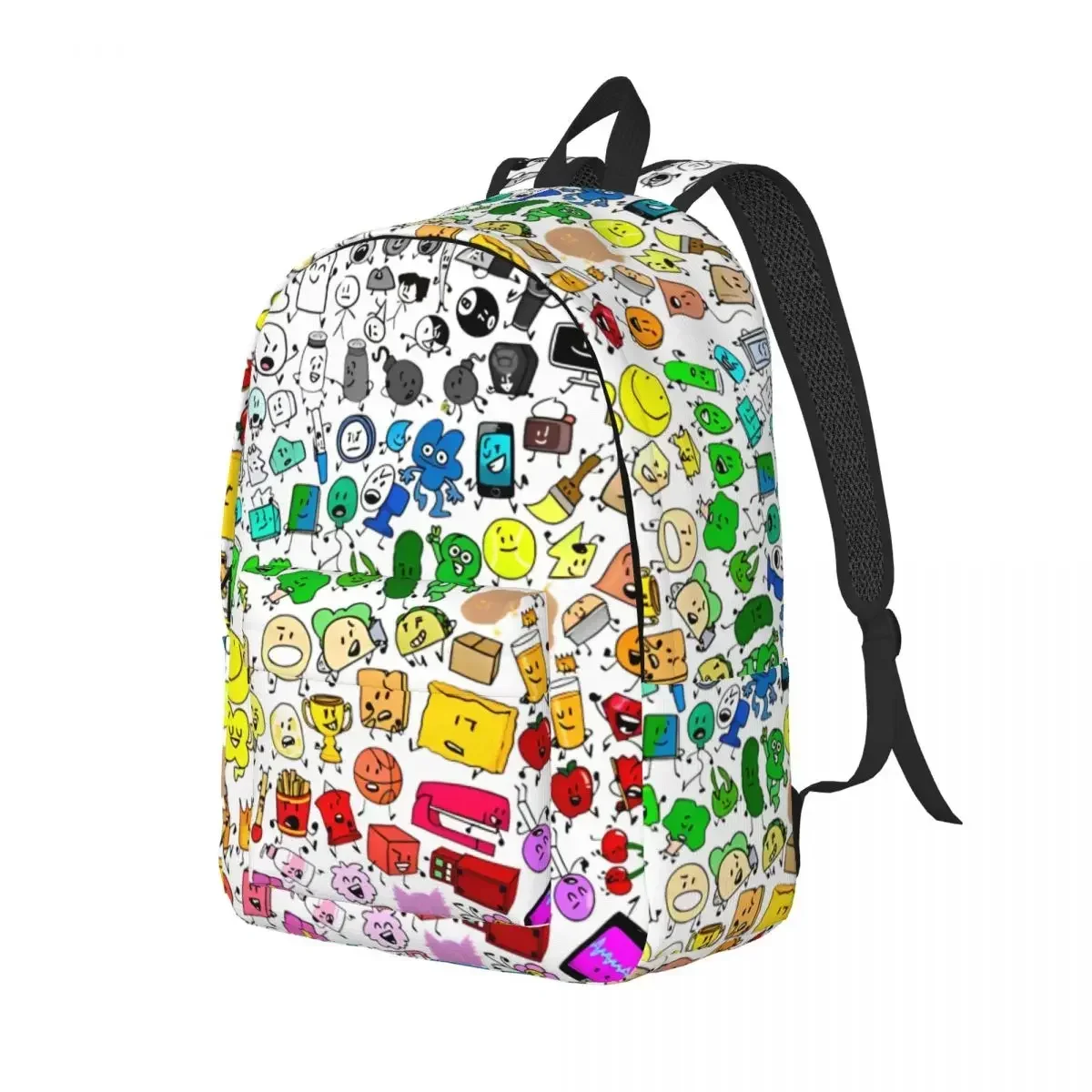 Custom Bag BFDI Inanimate Insanity All Characters Cool Backpack Sport Business Battle For Dream Island Daypack Laptop Computer S