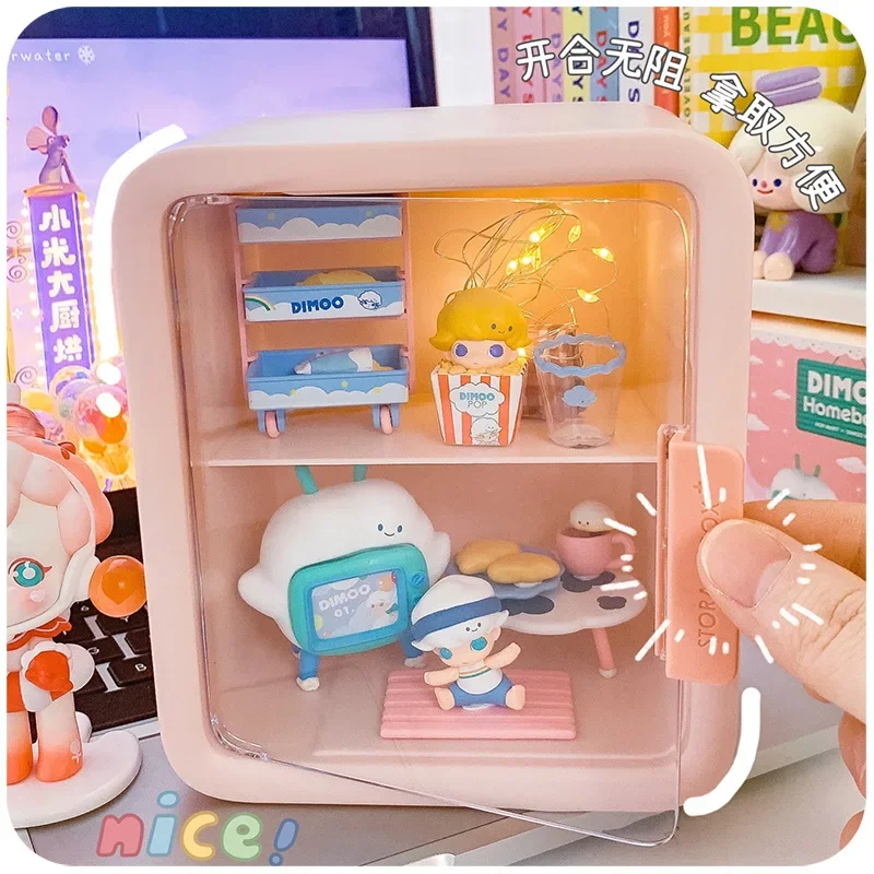 S Blind Box Storage Box Japanese Q Version Anime Figure Model Toy Doll Collection Display Stand Organizer Case for Dimoo Home