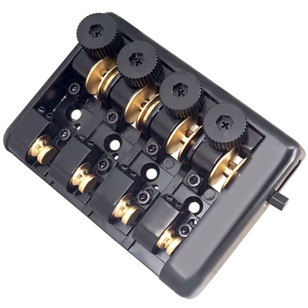 Upgrade Your Playing and Sound Options with this Premium Travel Bass Bridge Designed for 4 String Headless Bass Guitars