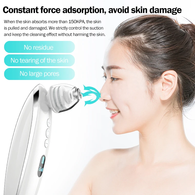 Electric Suction Blackheads Deep Cleansing Pore Cleaner Black Head Removal Rechargeable Strong Vacuum Suction Blackhead Remover
