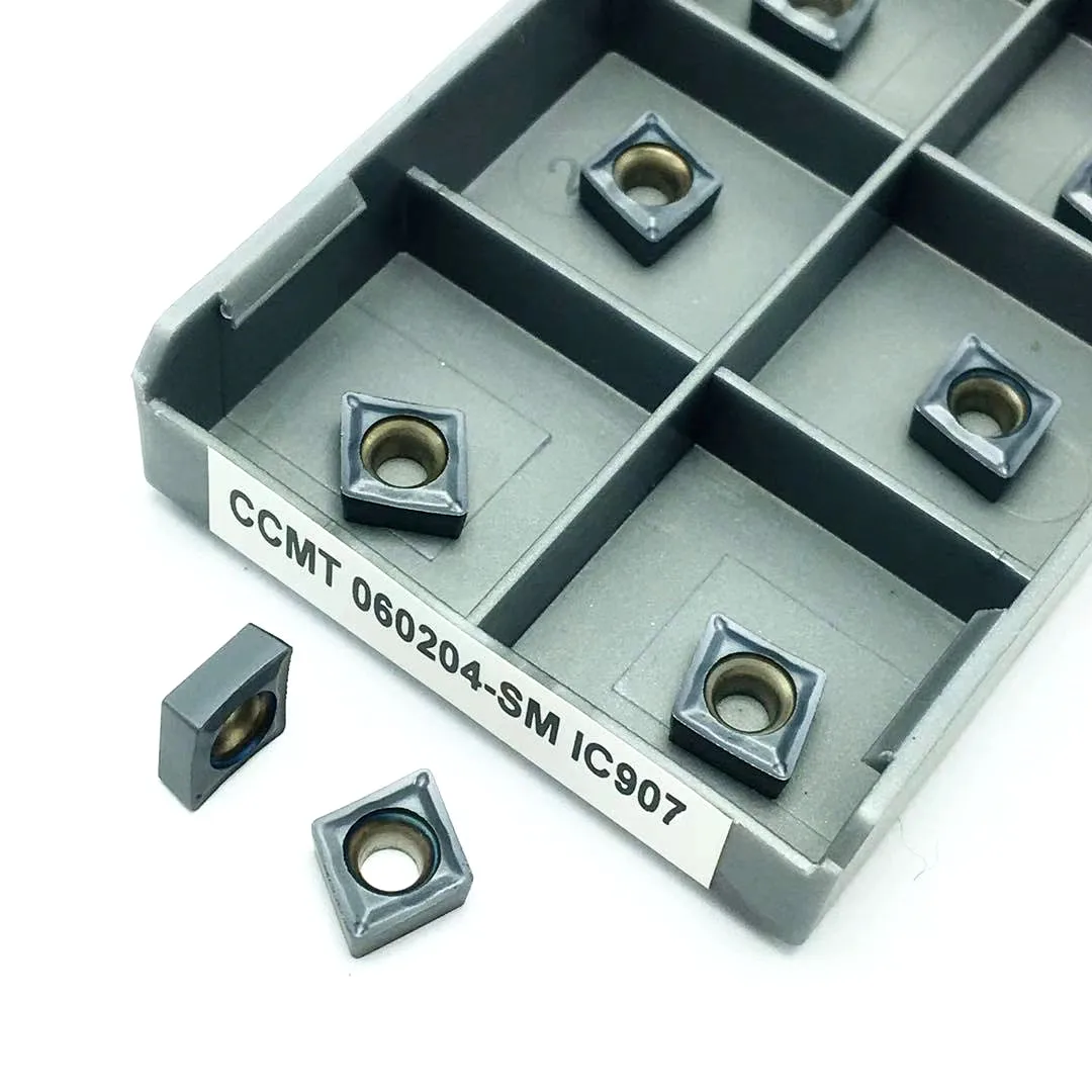 Inserto in metallo duro CCMT060204 VP15TF CCMT060204 UE6020 interno fresa CNC inserto tornitura strumento CCMT 060204 utensile di tornitura