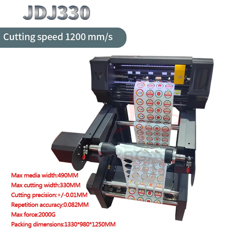 Coil label  Edge Patrol Die-cutting Machine Automatic Waste Disposal  Adhesive Die-cutting Machine Camera Positioning