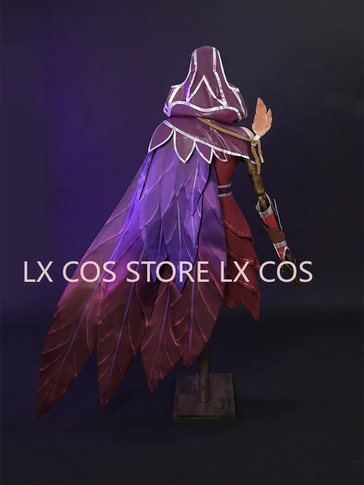 The Rebel Xayah Cosplay Costume Game Xayah New Champion Outfit Halloween Women Suit with Cloak